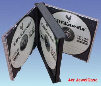 4er CD Hüllen <b>10 Stck.</b>