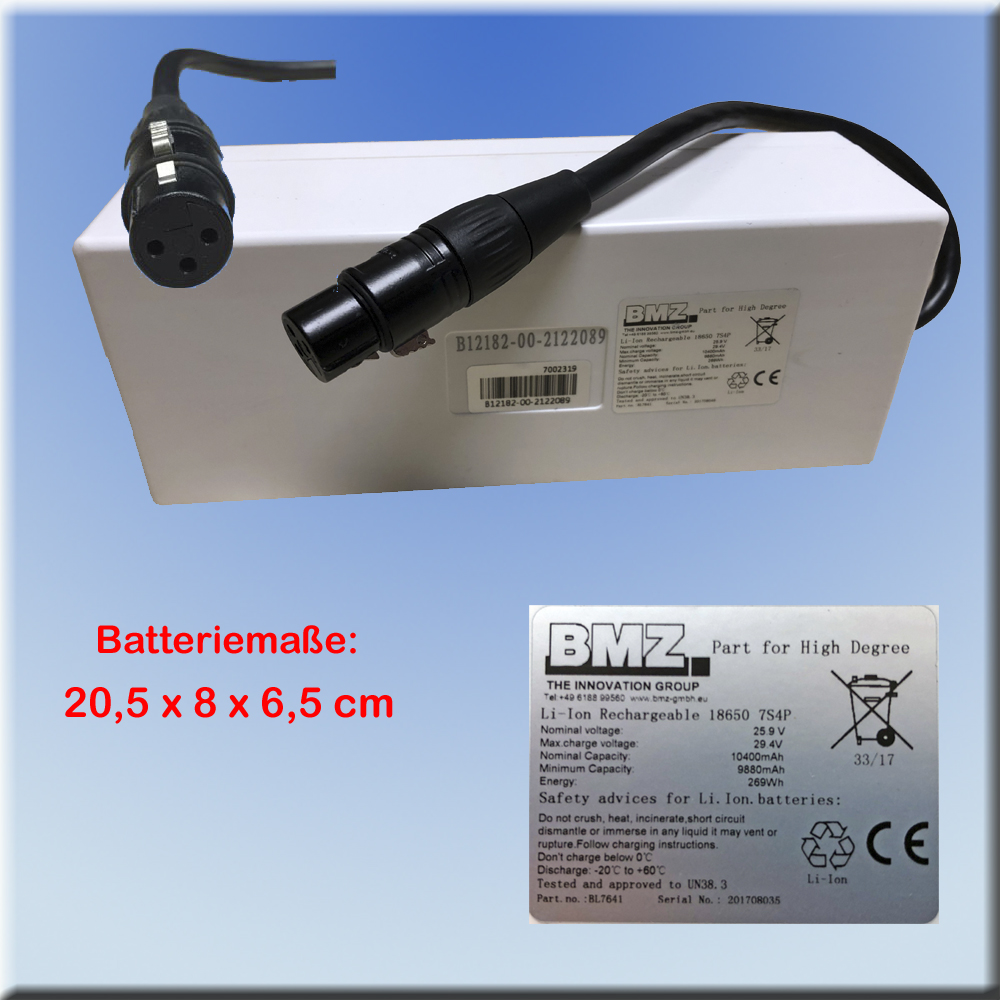 Batterie für Elektro Golftrolley