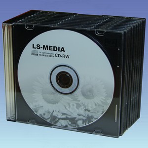 LS-media CD-RW 700 MB 12x - <b>10 Stck. im SlimCase</b>