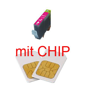 Tintenpatrone \"\"magenta\"\", mit Chip für Canon Drucker