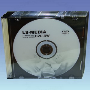 LS-media DVD-RW 4,7 GB 4x - <b>5 Stck. im SlimCase</b>