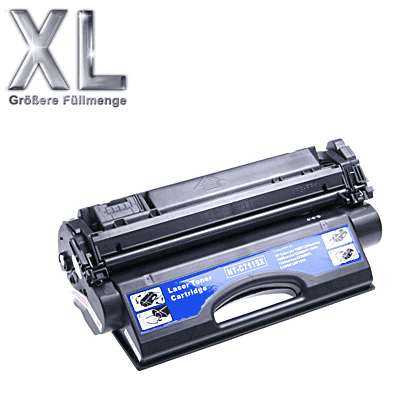 Premium Tonerkartusche<br>für HP und Canon LaserJet Drucker, <b>XL Füllmenge</b>