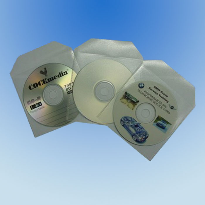 CD/DVD Stecktasche aus PP mit Klappe <b>100 Stck.</b>
