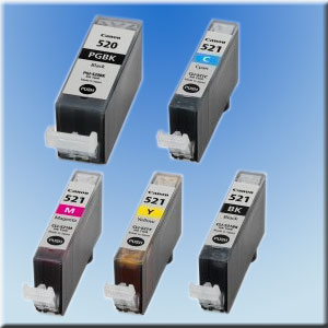 10er Patronen-Set für <b>Canon</b> Drucker <b>ohne Chip</b>